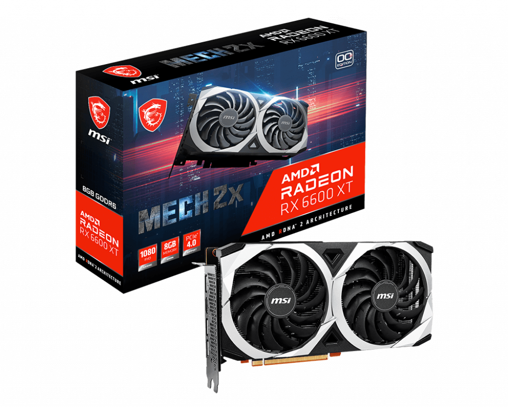 Radeon™ RX 6600 XT MECH 2X 8G OC