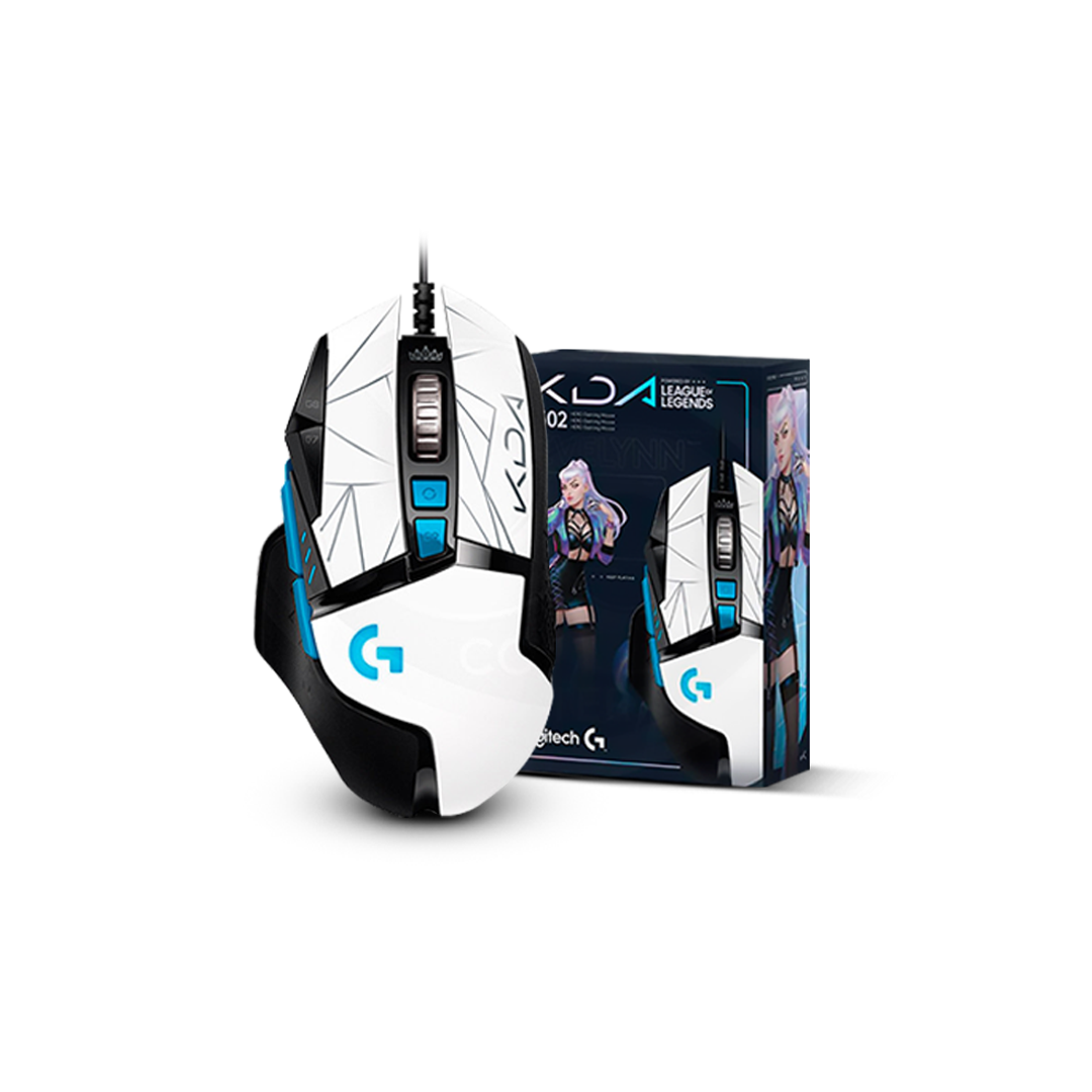 MOUSE LOGITECH G502 HERO K/DA ED 25K DPI RGB WHITE/BLACK