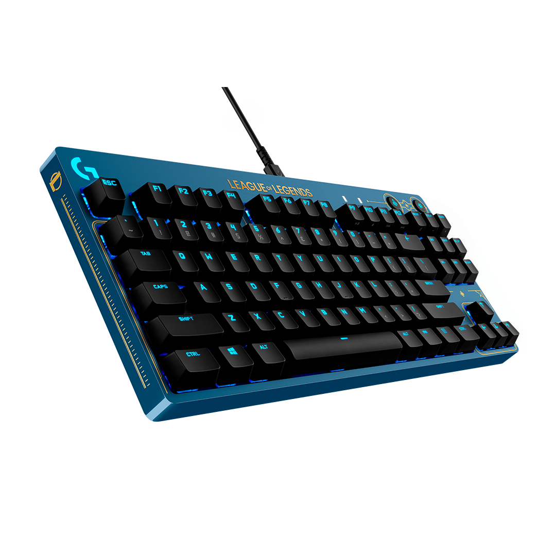 TECLADO LOGITECH PRO KEYBOARD LOL 2 GX BROWN TACTIL RGB