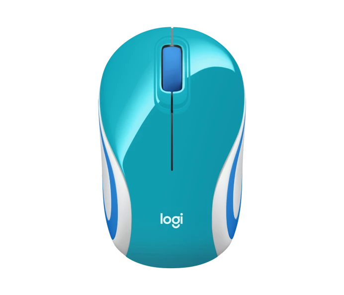 Mouse LOGITECH M187 MINI WIRELESS REFRESH LIGHT BLUE