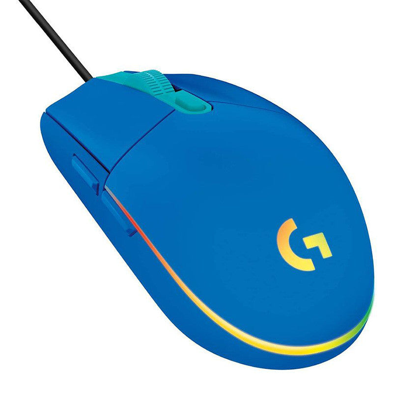 MOUSE Logitech G203 LIGHTSYNC OPTICAL RGB BLUE