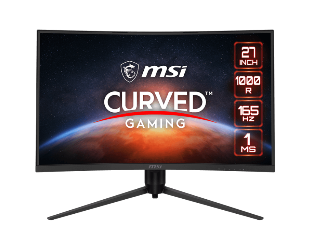 MONITOR MSI Gaming Optix G271CQR, 27" WQHD Curvo DP, VA, 1MS, 165Hz, FreeSync Premium