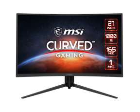 MONITOR MSI Gaming Optix G271CQR, 27" WQHD Curvo DP, VA, 1MS, 165Hz, FreeSync Premium