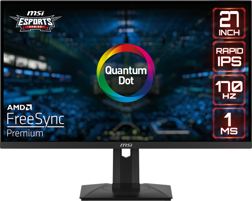 MONITOR MSI Gaming G274QPF QD, 27", 1MS,  Rapid IPS, 170Hz