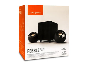 PARLANTES CREATIVE PEBBLE PLUS 2.1 USB con Subwoofer