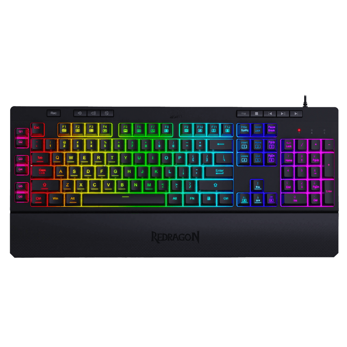TECLADO Redragon SHIVA, Spanish K512RGB-SP BLACK