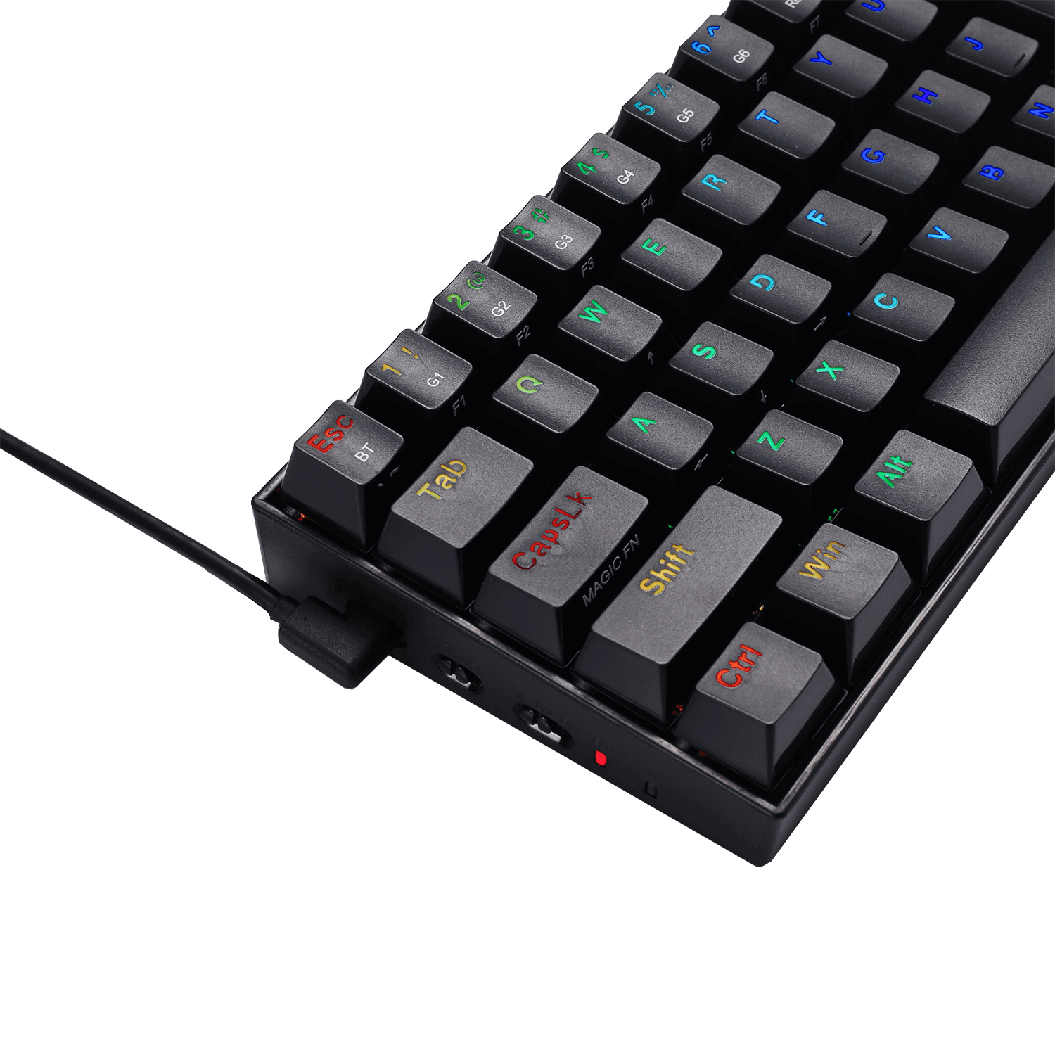 TECLADO Redragon DRACONIC K530RGB BLACK BROWN SWITCH