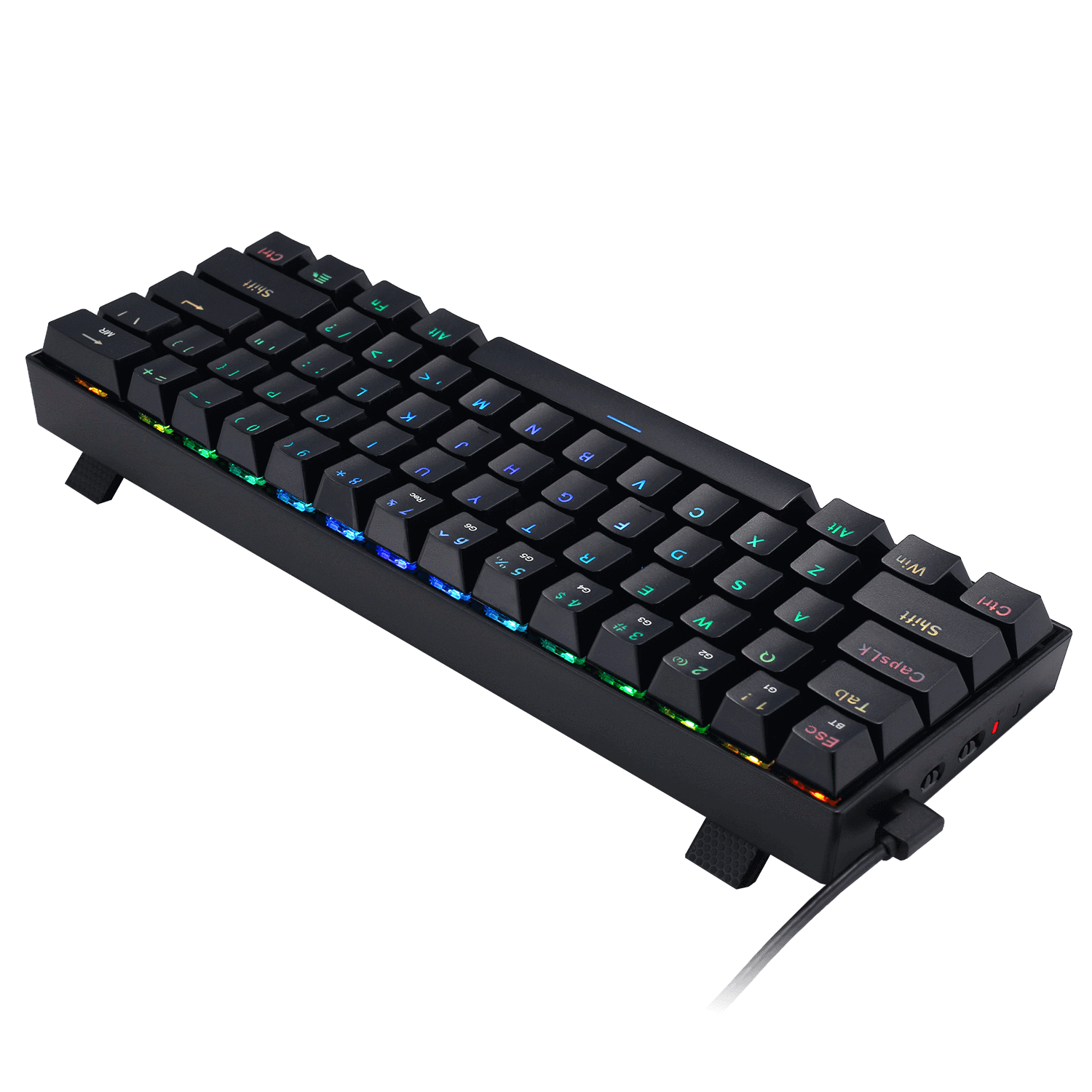 TECLADO Redragon DRACONIC K530RGB BLACK BROWN SWITCH