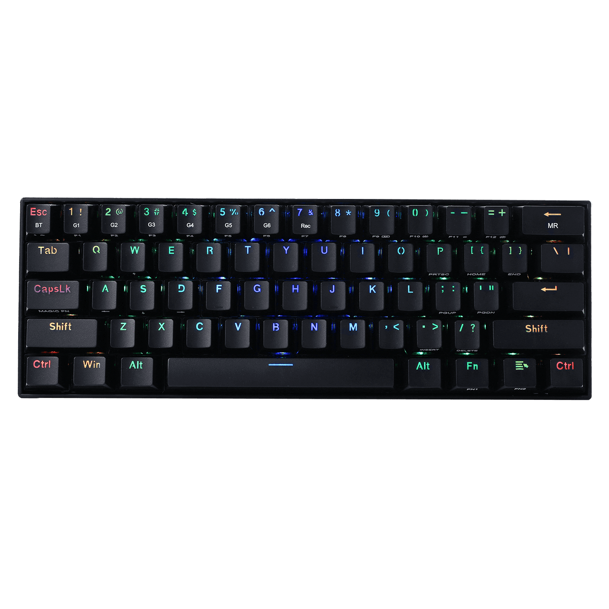 TECLADO Redragon DRACONIC K530RGB BLACK BROWN SWITCH