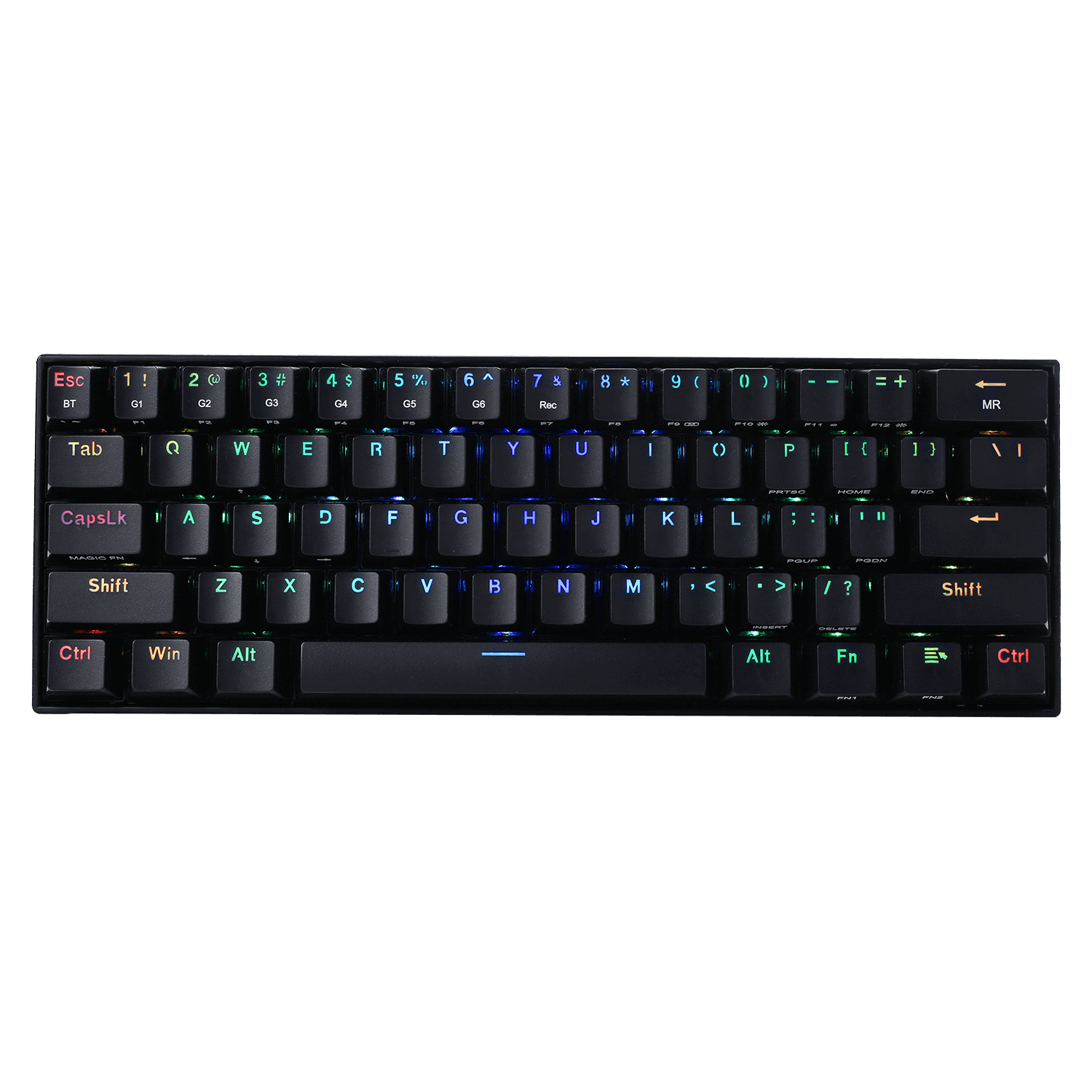 TECLADO Redragon DRACONIC K530RGB BLACK BROWN SWITCH