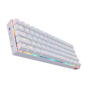 TECLADO Redragon DRACONIC K530W-RGB WHITE BROWN SWITCH