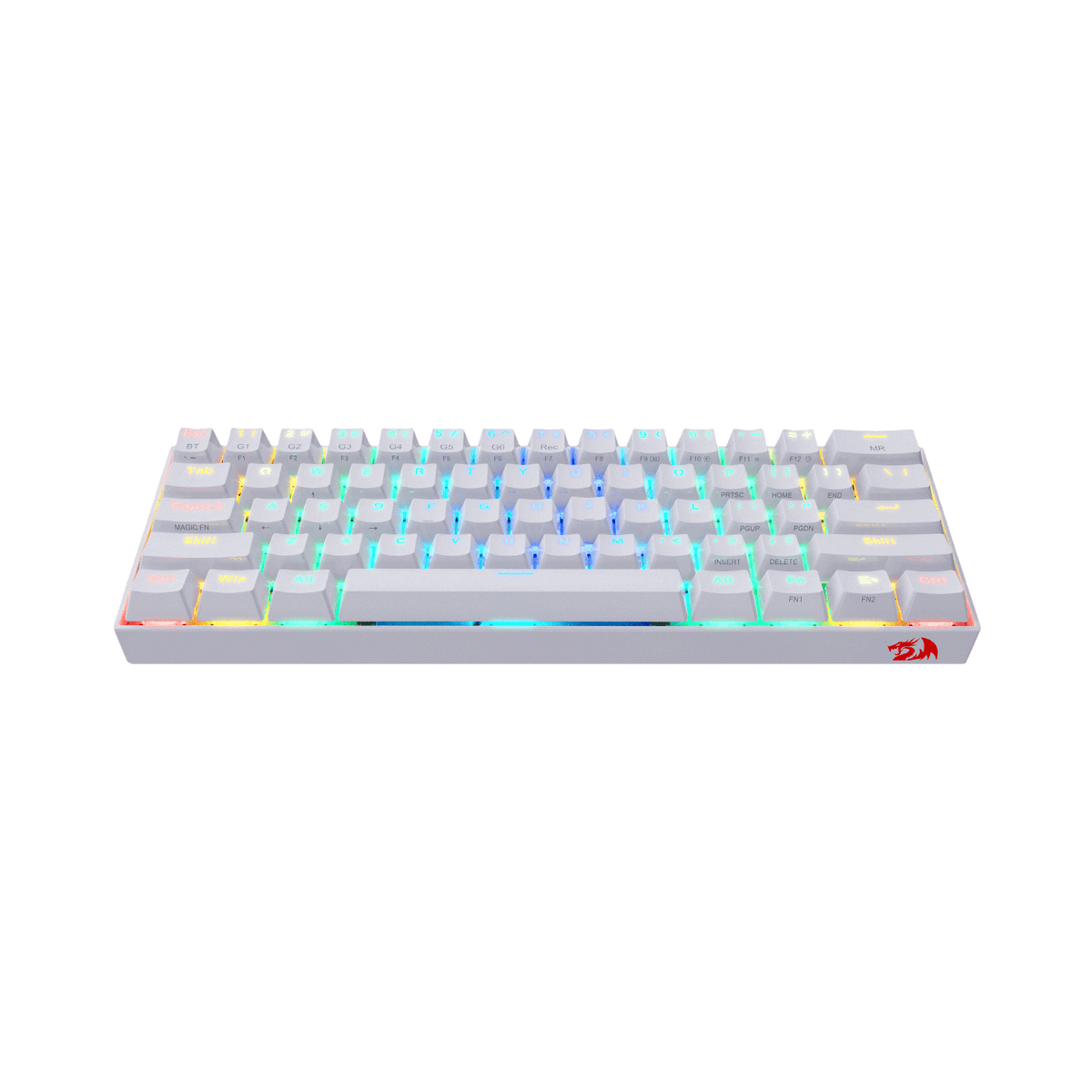 TECLADO Redragon DRACONIC K530W-RGB WHITE BROWN SWITCH