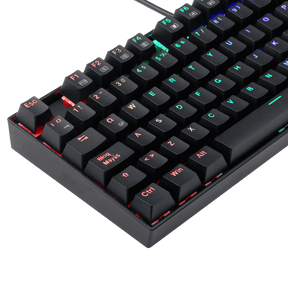 TECLADO Redragon KUMARA BLACK, Spanish RED SWITCH K552RGB