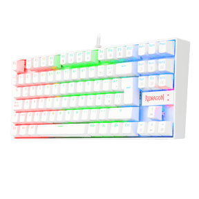 TECLADO Redragon KUMARA WHITE, Spanish RED SWITCH K552W-RGB