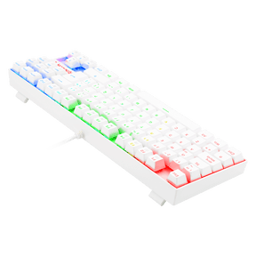 TECLADO Redragon KUMARA WHITE, Spanish RED SWITCH K552W-RGB