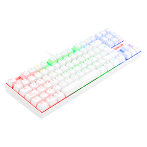 TECLADO Redragon KUMARA WHITE, Spanish RED SWITCH K552W-RGB