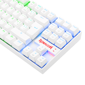 TECLADO Redragon KUMARA WHITE, Spanish RED SWITCH K552W-RGB