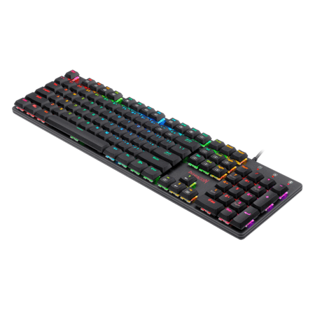 TECLADO Redragon SHRAPNEL, BLUE SWITCH LOW PROFILE K589RGB-SP