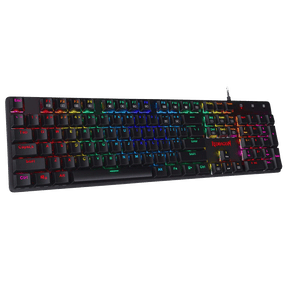 TECLADO Redragon SHRAPNEL, BLUE SWITCH LOW PROFILE K589RGB-SP