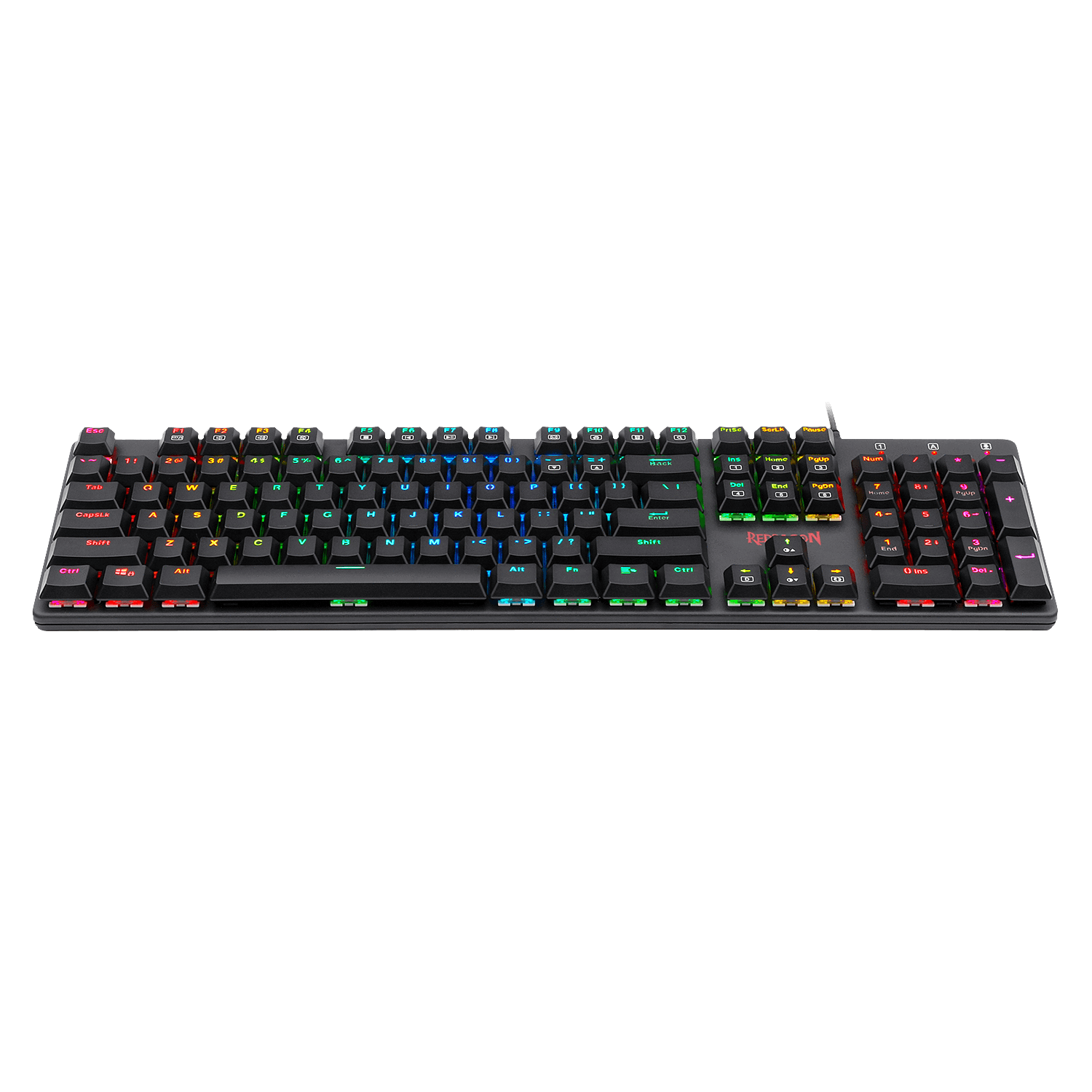 TECLADO Redragon SHRAPNEL, BLUE SWITCH LOW PROFILE K589RGB-SP