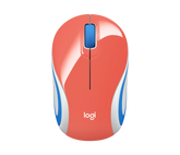 Mouse LOGITECH M187 MINI WIRELESS REFRESH CORAL